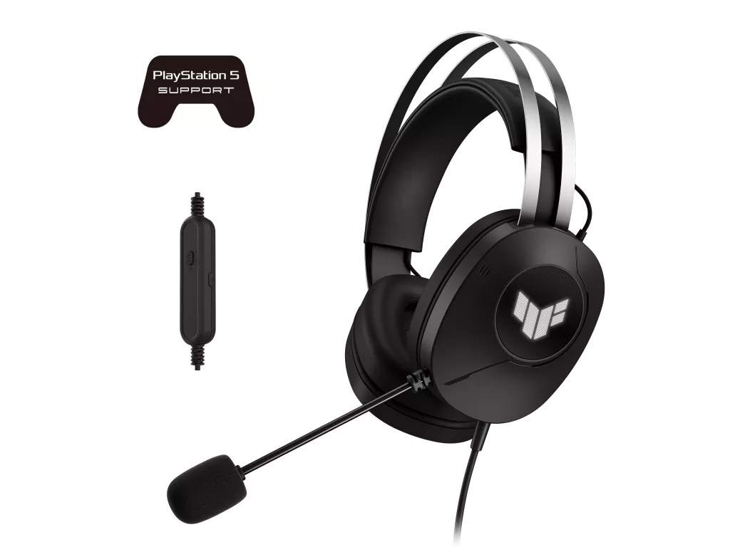 Slušalice ASUS TUF Gaming H1 Gen II, črne - 90YH044B-BHUA00
