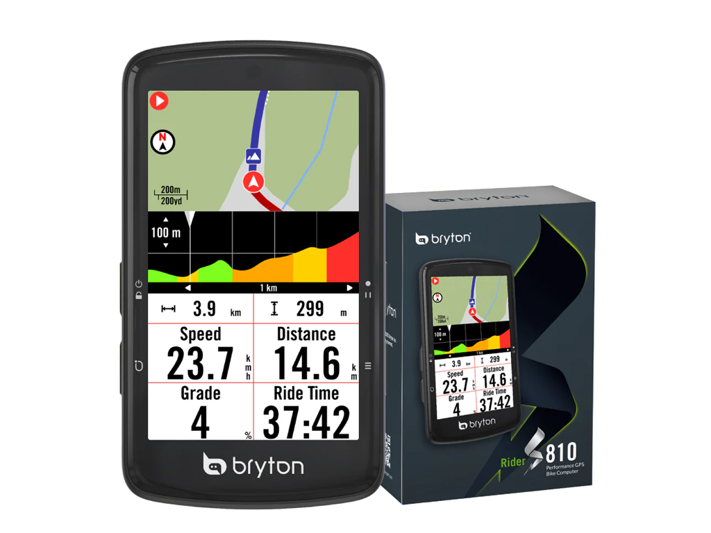 Kolesarski računalnik Bryton Rider S810 E, USB-C - 624050100000