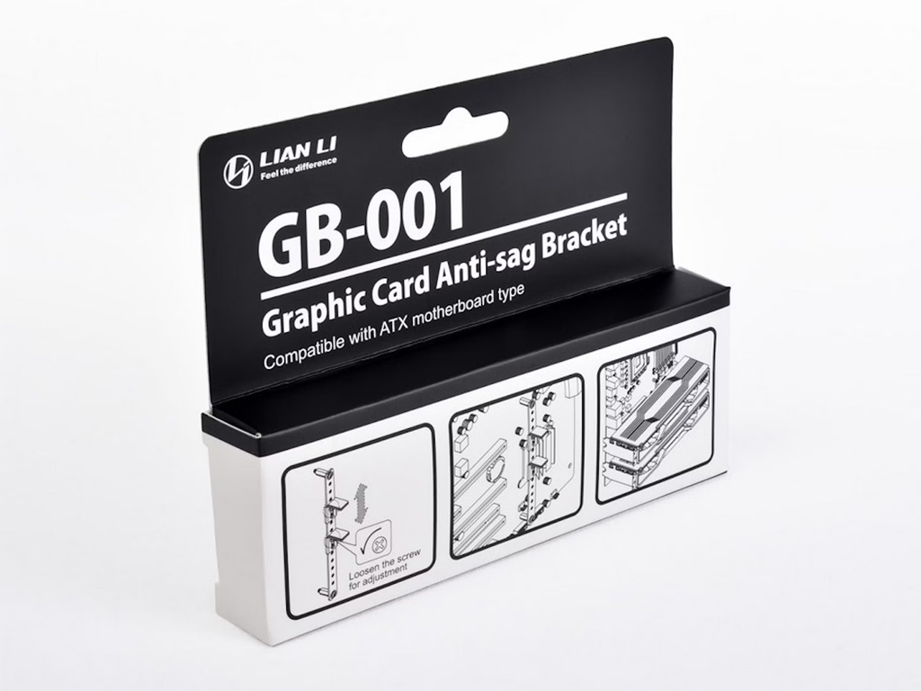 Nosilec Lian Li GB-001X Anti-Sag Bracket za grafično kartico, black- GB-001X