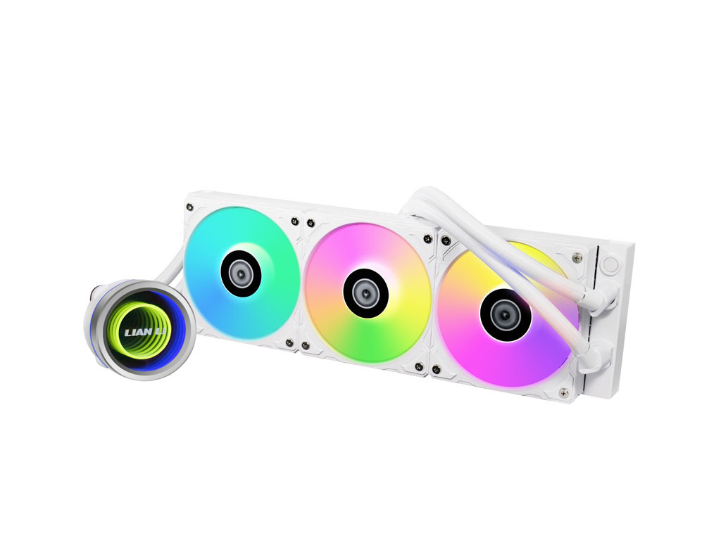 Vodeno hlađenje AIO Liquid Cooler Lian Li GALAHAD II Trinity 360, ARGB, bel - GA2T36W