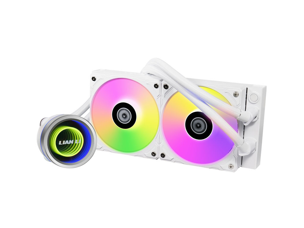 Vodeno hlađenje AIO Liquid Cooler Lian Li GALAHAD II Trinity 240, ARGB, bel - GA2T24W