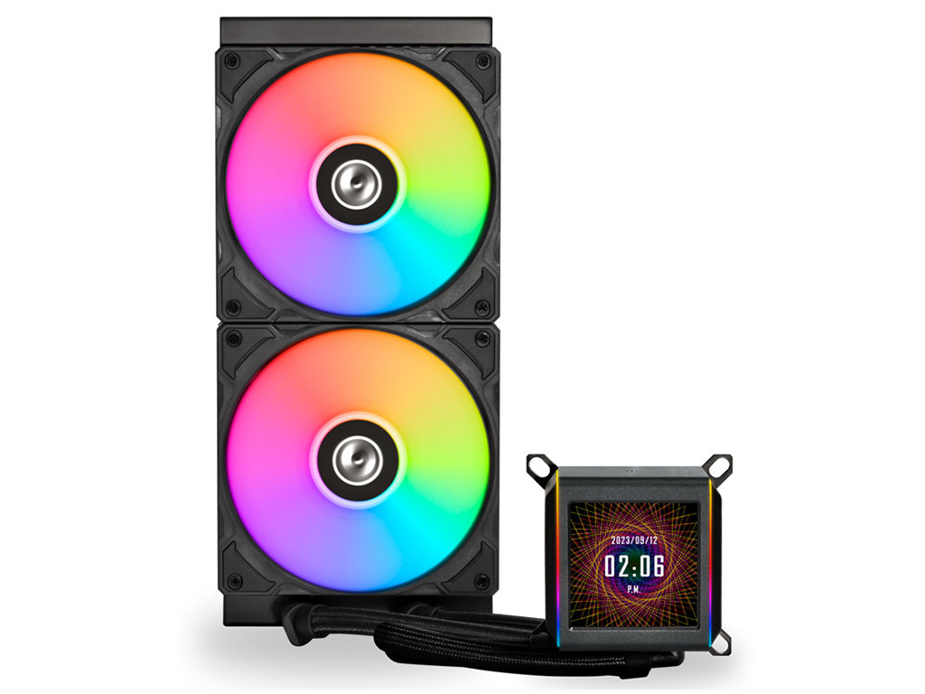 Vodeno hlađenje AIO Liquid Cooler Lian Li GALAHAD II LCD 280, ARGB, black- GA2ALCD28B