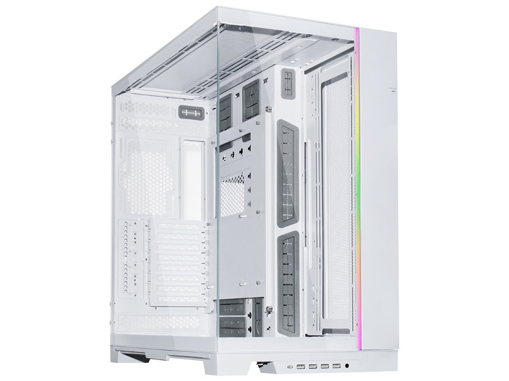 Kućište Lian Li O11 Dynamic EVO XL, ATX, Big-Tower, kaljeno steklo, belo - O11DEXL-W