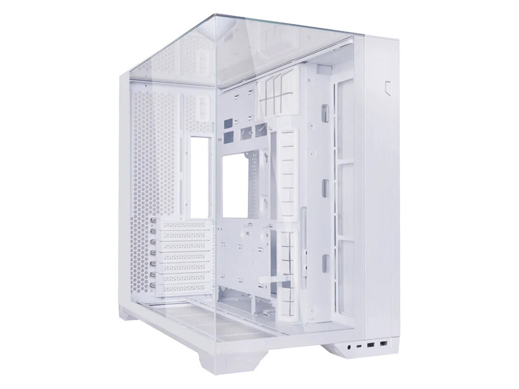 Kućište Lian Li O11 Vision Compact, ATX, Midi-Tower, kaljeno steklo, belo - O11VPW