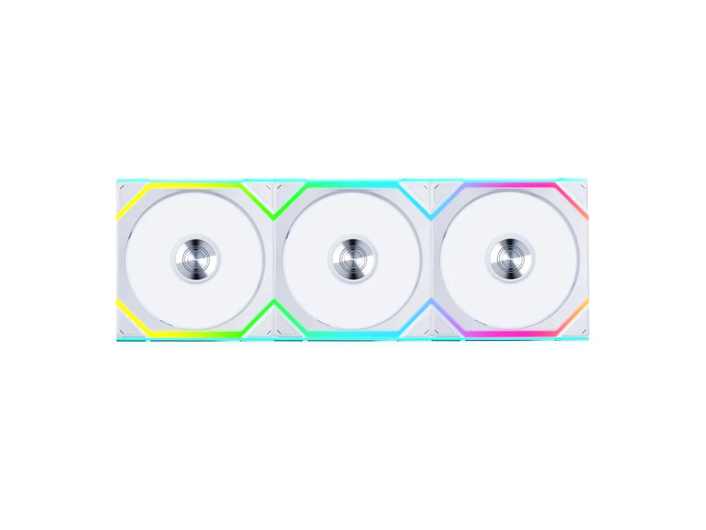 Ventilator za ohišje Lian Li UNI FAN SL Wireless 120 ARGB PWM 120mm, 3 Pack + kontroller, bel - 12SL1W3W