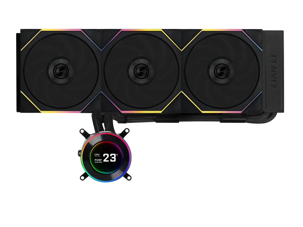Vodeno hlađenje AIO Liquid Cooler Lian Li HydroShift II LCD-C 360TL, black- GHS2LCD36TB
