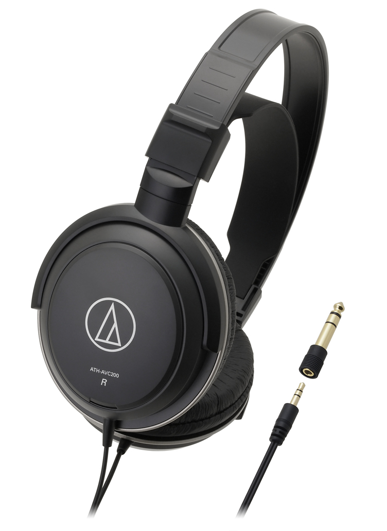 Slušalice Audio-Technica ATH-AVC200, črne - ATH-AVC200