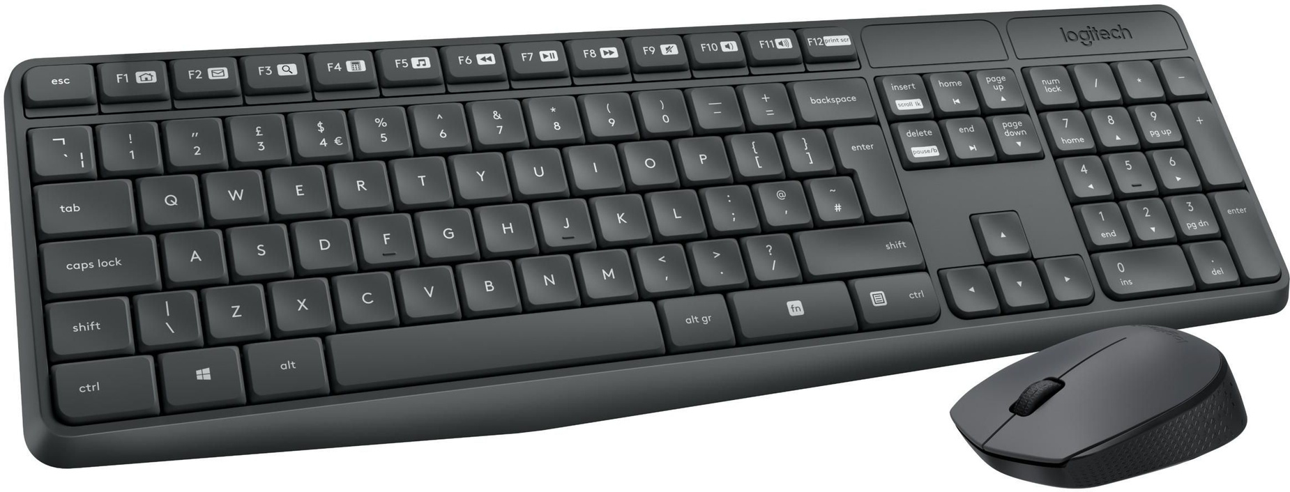 Tipkovnica in Miš Logitech Wireless Combo MK235, US - 920-007931