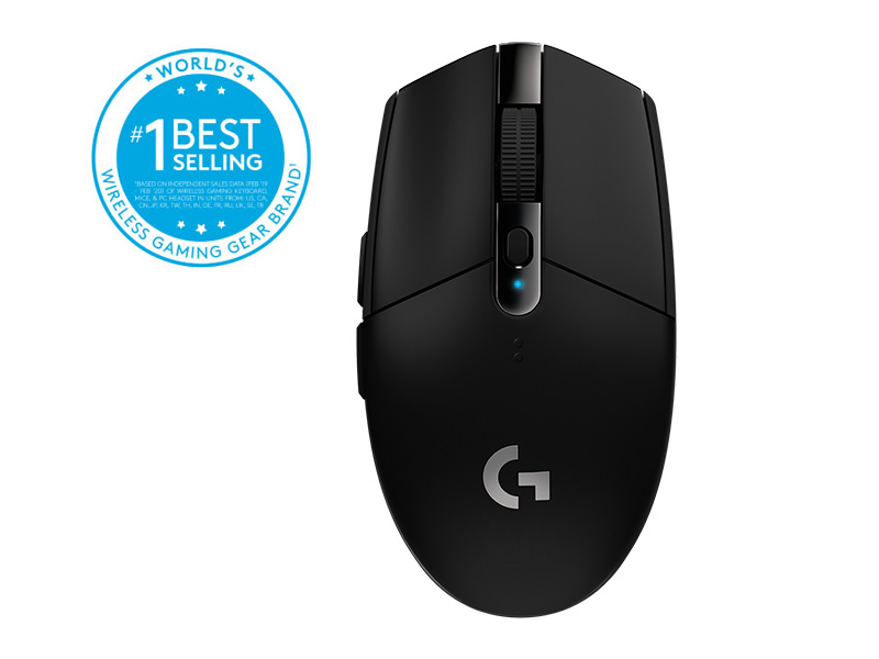 Miš Logitech G305 LIGHTSPEED Wireless Gaming, črna - 910-005282