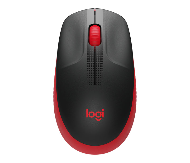 Miš Logitech M190 Wireless, rdeča - 910-005908