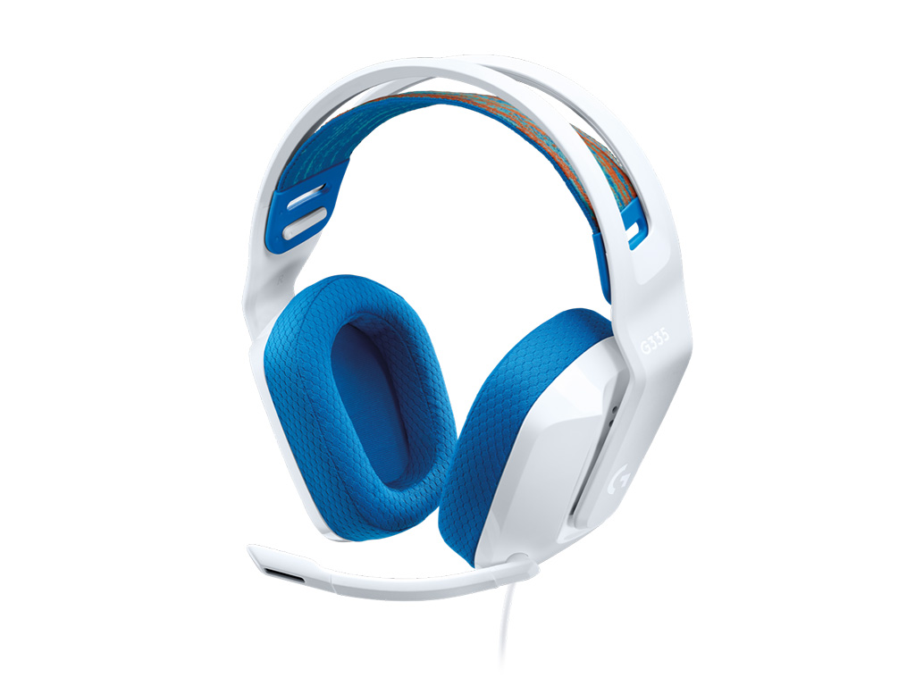 Slušalice Logitech G335 Gaming Wired, bele - 981-001018