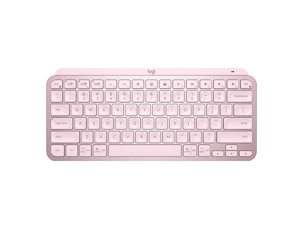 Tipkovnica Logitech MX Keys Mini, roza, SLO g. - 920-010500