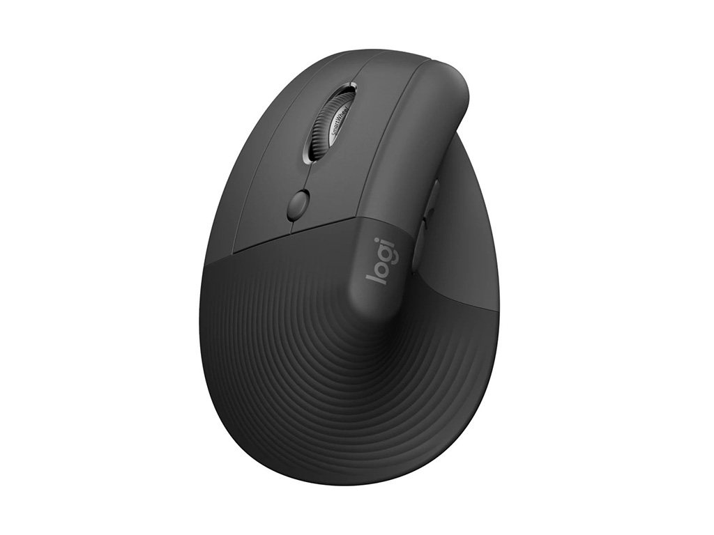 Miš Logitech Lift LEFT Vertical Ergonomic, grafitna - 910-006474