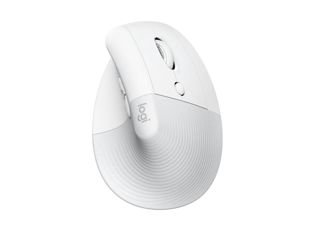 Miš Logitech Lift Vertical Ergonomic, bela - 910-006475