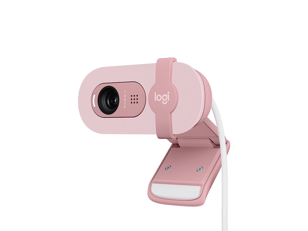 Kamera Logitech Brio 100, roza, USB - 960-001623