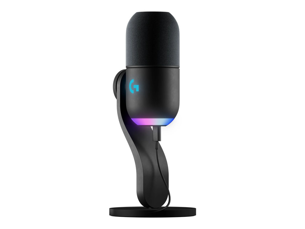 Mikrofon Logitech Yeti GX, LIGHTSYNC RGB, Gaming, USB, black- 988-000569