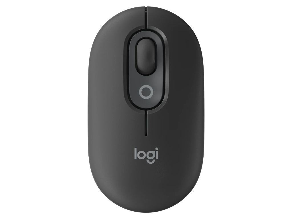 Miš Logitech POP Mouse z EMOJI, Bluetooth, grafitna - 910-007412