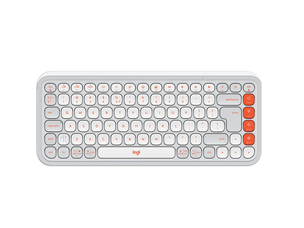 Tipkovnica Logitech Pop Icon Keys, Bluetooth, bela, SLO g. - 920-013072