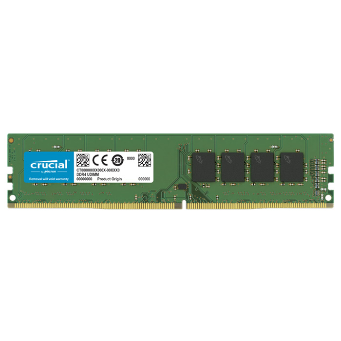 RAM DDR4 16GB PC4-25600 3200MT/s CL22 DR x8 1.2V Crucial - CT16G4DFRA32A