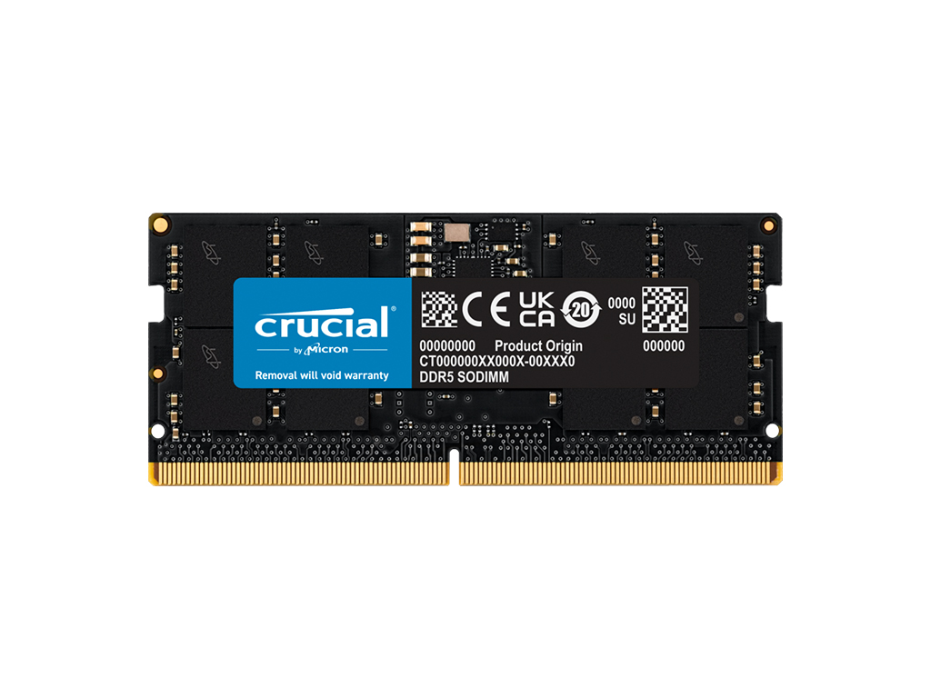 RAM SODIMM DDR5 16GB PC5-44800 5600MT/s CL46 1.1V Crucial - CT16G56C46S5
