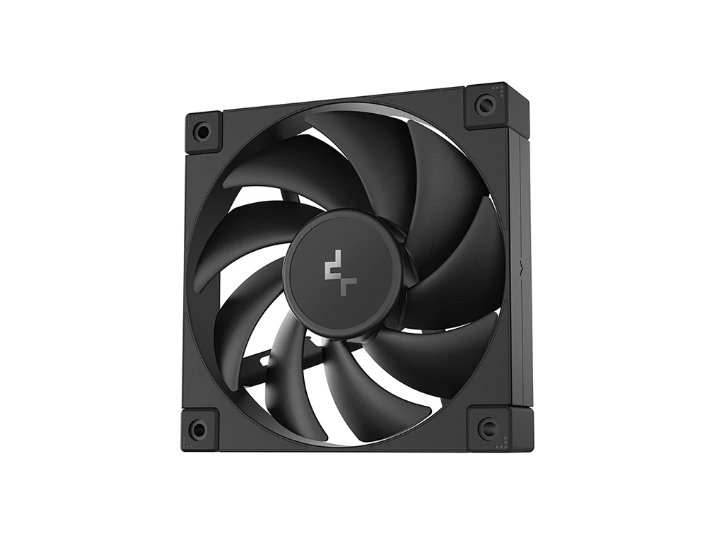Ventilator za ohišje DeepCool FD12 PWM 120mm, black- R-FD12-BKNPN1-G