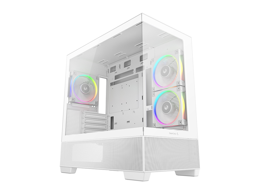 Kućište DeepCool CG380 3F, mATX, Midi-Tower, kaljeno steklo, belo - R-CG380-WHAGM3-G