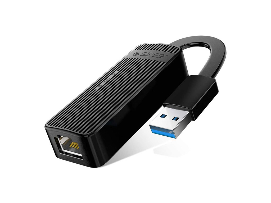 Adapter USB 3.0 v RJ45 Gigabit Ethernet, črn, ORICO UTK-U3 - UTK-U3-BK-BP