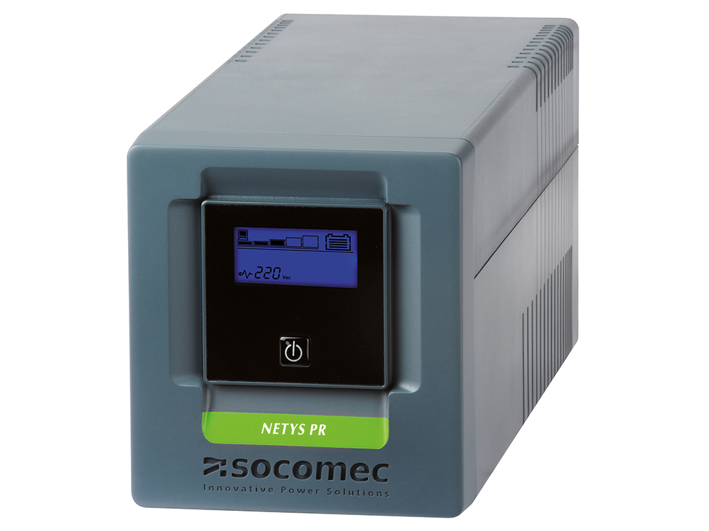 UPS SOCOMEC NeTYS PR MT 2000VA, 1400W, Line-int., sine w., USB, LCD - NPR-2000-MT