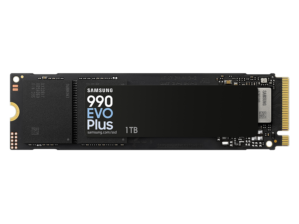 SSD 1TB M.2 80mm PCI-e 5.0 x2 NVMe, V-NAND, Samsung 990 EVO Plus (MZ-V9S1T0BW) - MZ-V9S1T0BW