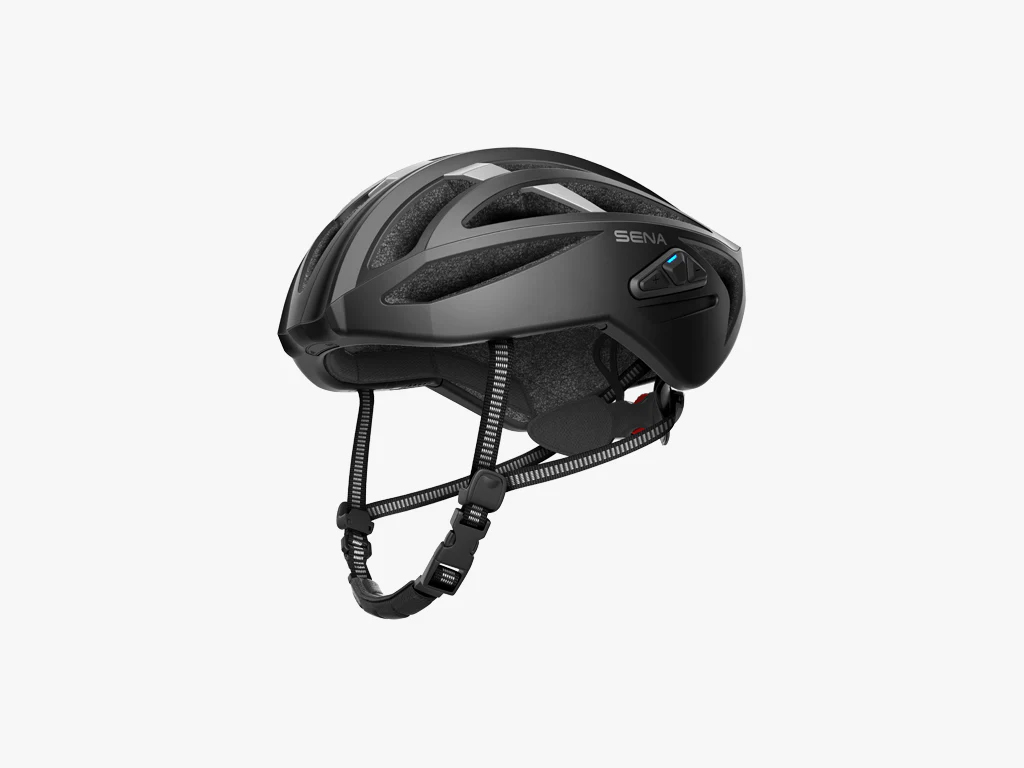 Kolesarska čelada SENA R2 EVO Smart Helmet, Mesh, Mat črna, M - R2EVO-MB00M10