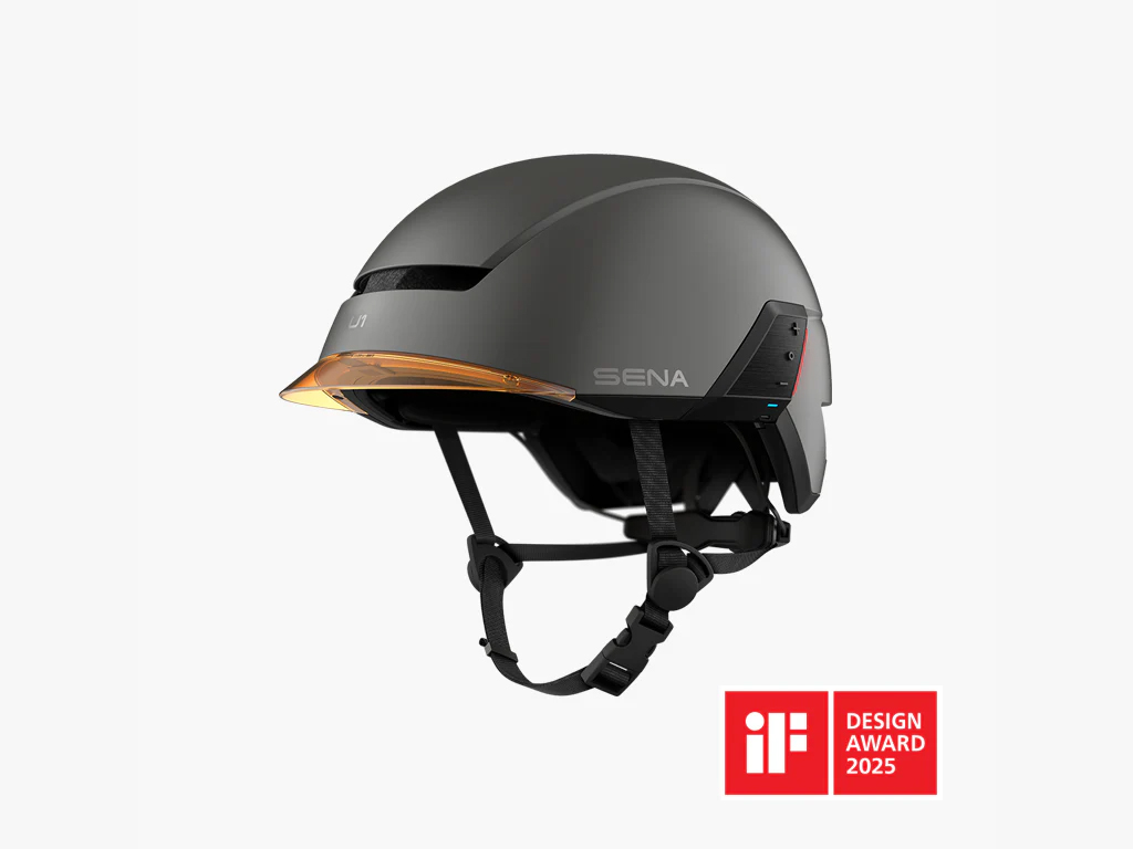 Kolesarska čelada SENA U1 Smart Helmet, Siva, L - U1-DG00L