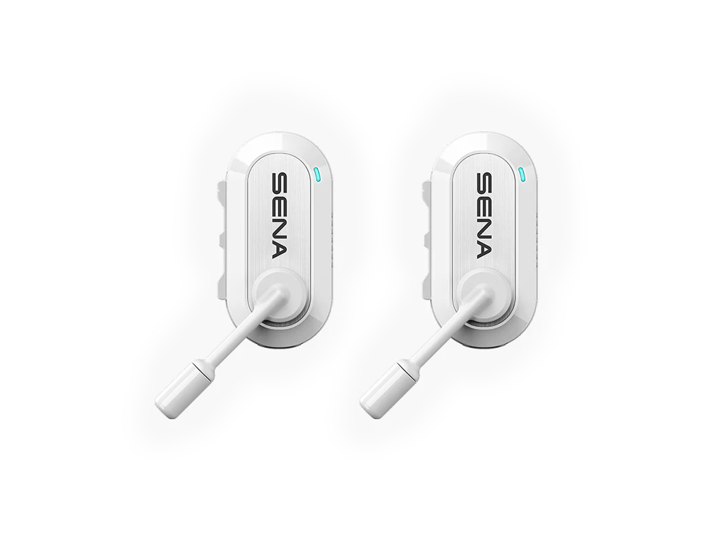 Kolesarski komunikator SENA BiKom 20, Mesh, DUAL pack, 2 kom, bel - BIKOM20-01D