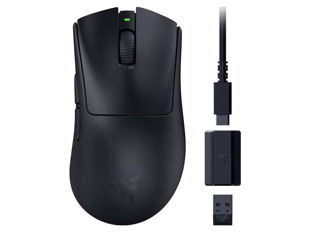 Miš Razer DeathAdder V3 HyperSpeed, črna - RZ01-05140100-R3G1