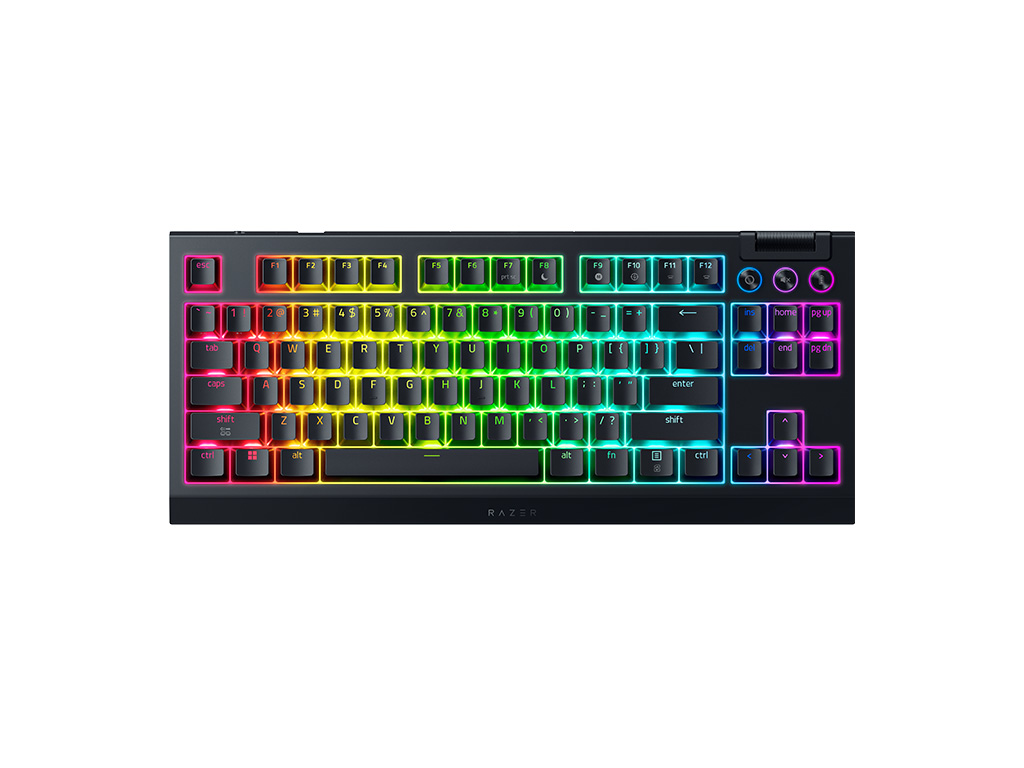 Tipkovnica Razer BlackWidow V4 Tenkeyless HyperSpeed, Rumena stikala, US SLO g. - RZ03-05480100-R3M1