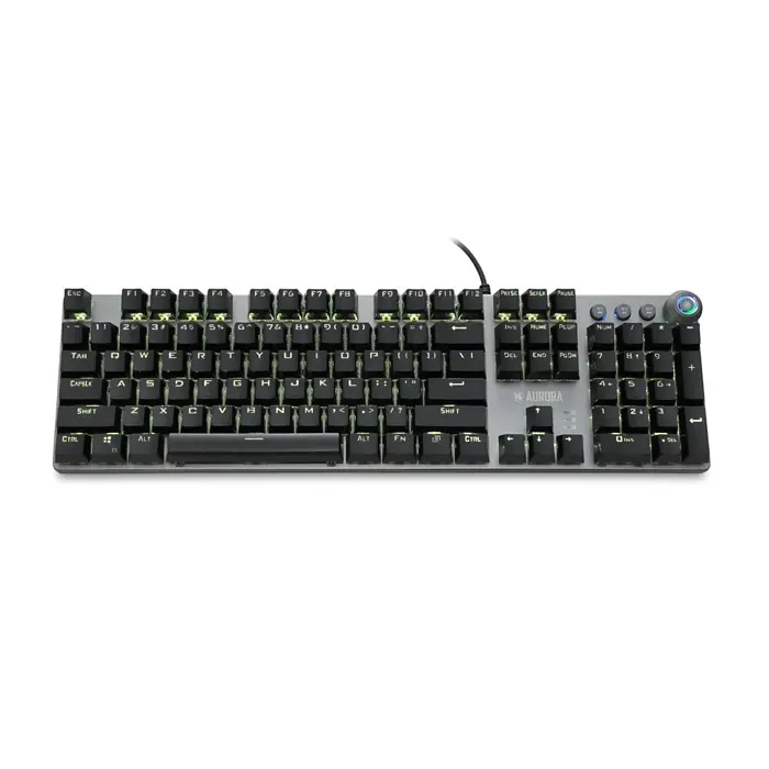 iBox Aurora K-4 keyboard USB QWERTY Black