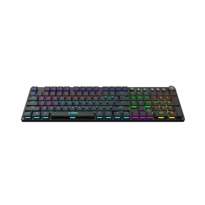iBox AURORA K-6 keyboard Universal RF Wireless + Bluetooth QWERTY English Black