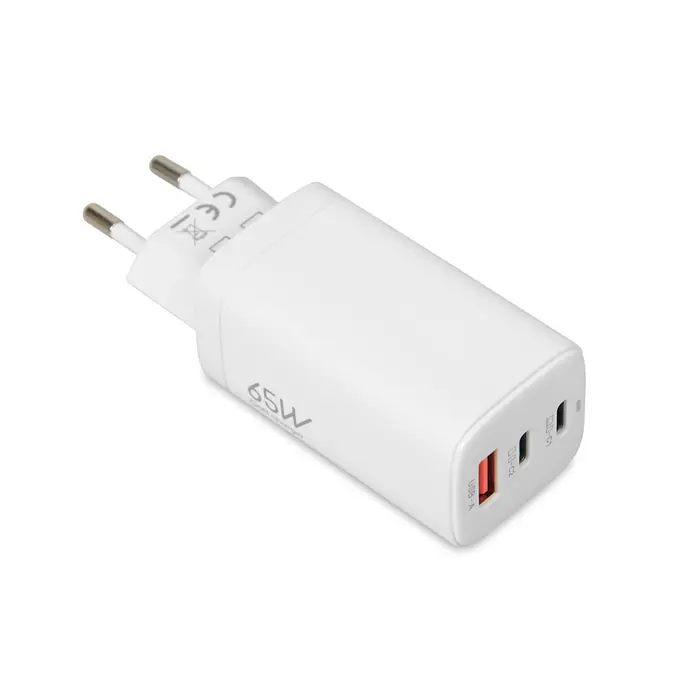 iBOX C-65 White, GaN 65W universal charger