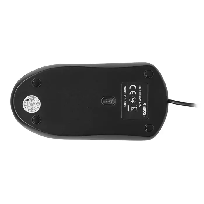 iBOX i007 wired optical mouse, black