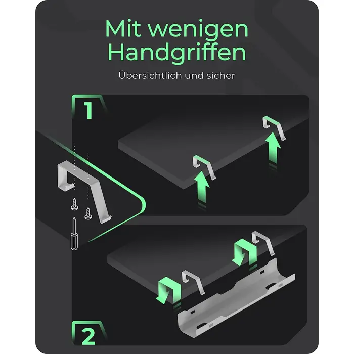 ICY BOX cable management tray IB-EWA100W-CM, for desks, cable management (white, 60cm)