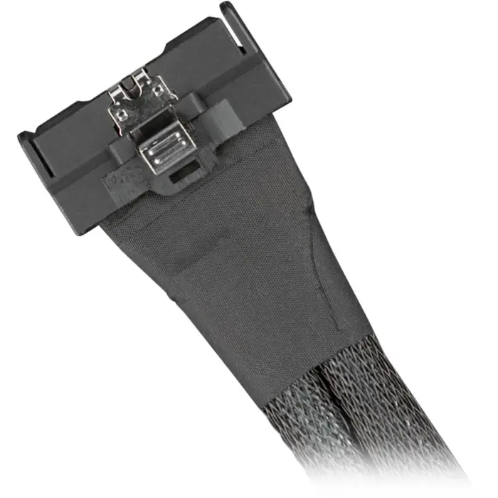 ICY BOX cable MCIO x8 SFF-TA-1016 > 2x SlimSAS x4 SFF-8654 black, 50cm