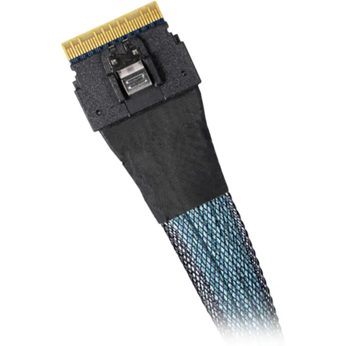 ICY BOX cable SlimSAS x8 SFF-8654 > SlimSAS x8 SFF-8654 black, 50cm
