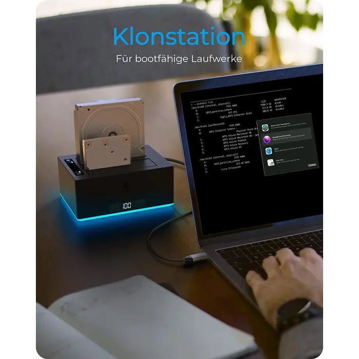 Icy Box IB-127CL-U3, docking station