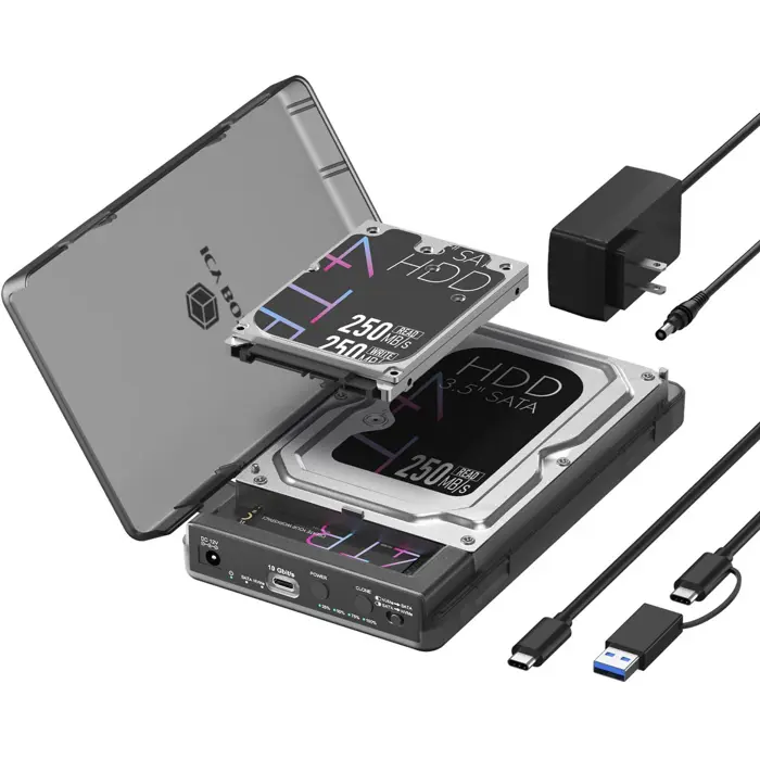 Icy Box IB-3882MSCL-CU31 (black)
