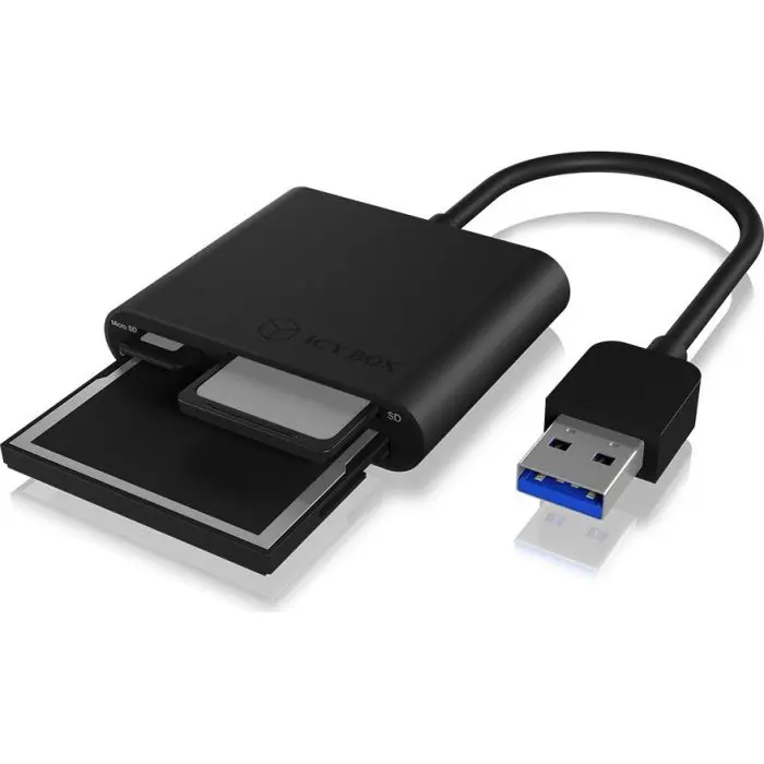 ICY BOX IB-CR301-U3, card reader (black)