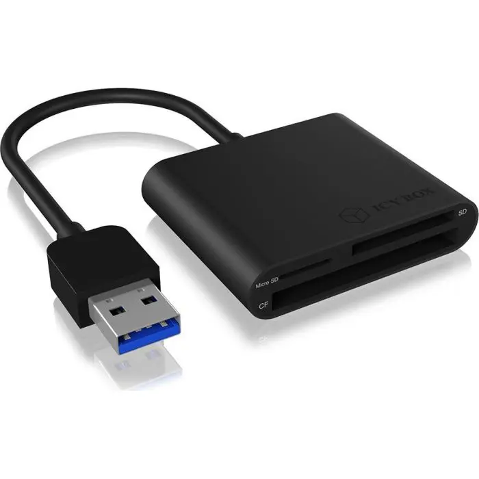 ICY BOX IB-CR301-U3, card reader (black)
