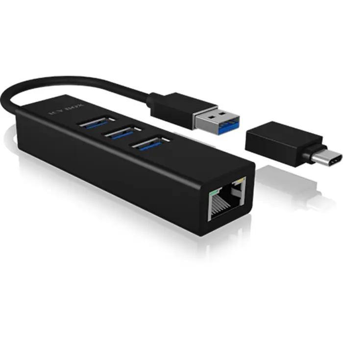 ICY BOX IB-HUB1419-LAN - 60844