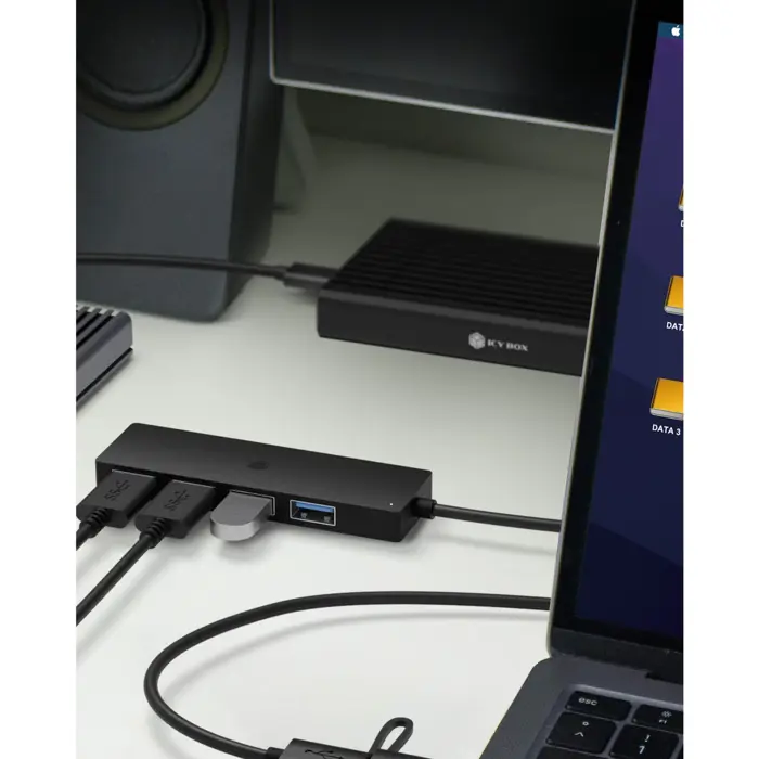 Icy Box IB-HUB1424-C3 (black)