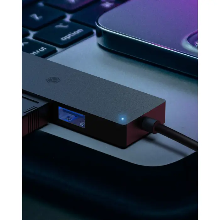 Icy Box IB-HUB1424-C3 (black)