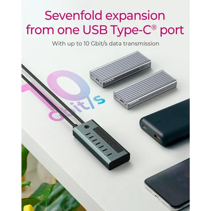 ICY BOX IB-HUB1457-C31, USB hub