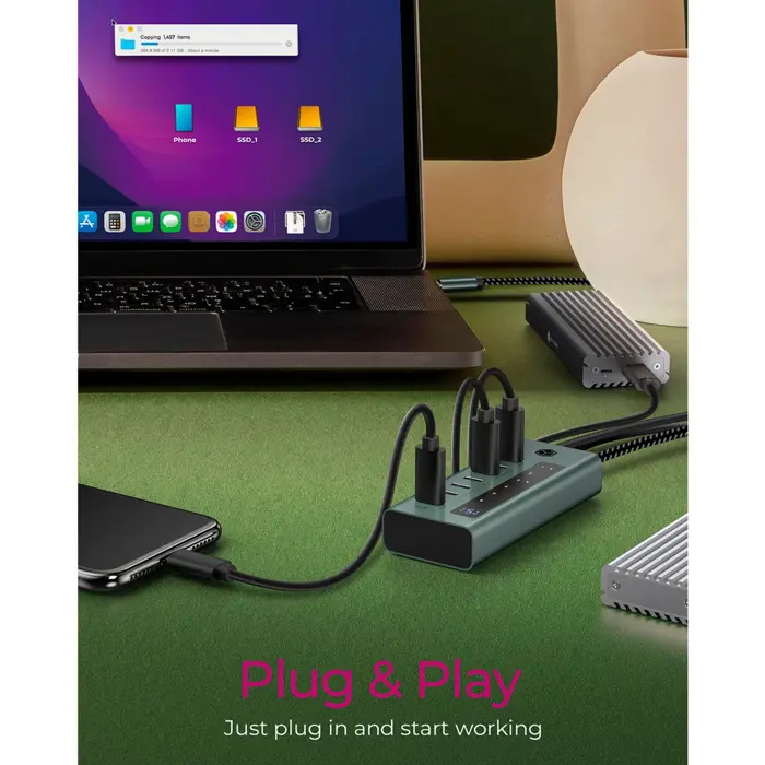 ICY BOX IB-HUB1457-C31, USB hub